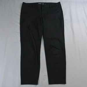 Old Navy 12 Gray Pixie Mid Rise Skinny Stretch Womens Dress Pants